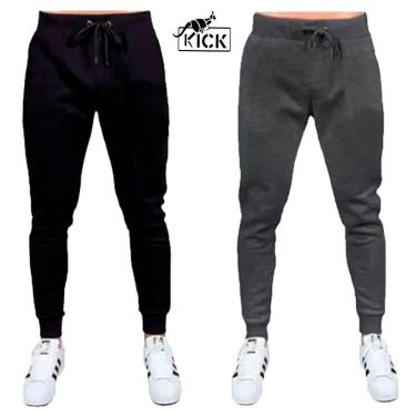 Imagem de Kit 2 Calças de Moletom Masculino Lisa Bionda Brasil