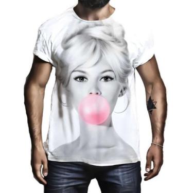 Imagem de Camisa Camiseta Brigitte Bardot Atriz Modelo Art 01 - Estilo Kraken