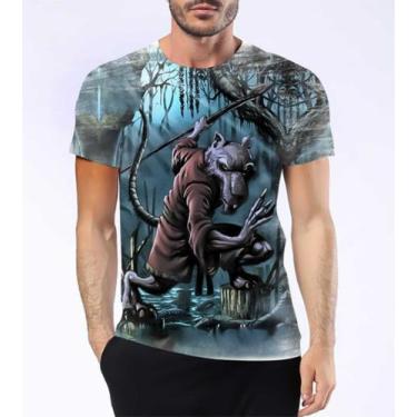 Imagem de Camisa Camiseta Mestre Splinter Rato Ninja Pai Tartarugas 6 - Estilo K
