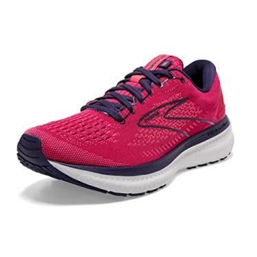 Imagem de Brooks Tênis de corrida feminino Glycerin 19 Neutral, Barberry/roxo/calypso, 34