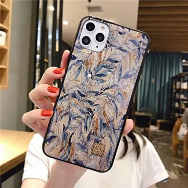 Imagem de Capa de telefone com textura de pedra de granito brilhante de folha de ouro para iphone 12 mini 11 13 pro xs max x xr 7 8 plus se capa macia, d46, para iphone xs max
