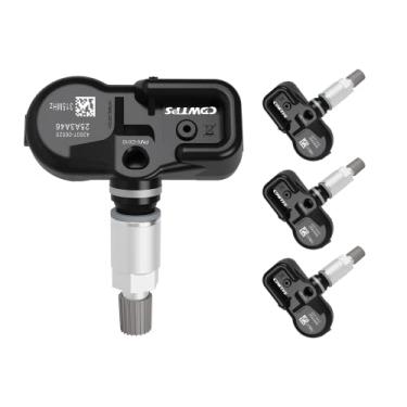 Imagem de Sensor de pressão de pneu CDWTPS, sensor de pressão de pneu 42607-06030 TPMS, PMV-C015 315Mhz Sistema de monitoramento de pressão de pneu de substituição para Toyota Lexus (pacote com 4)