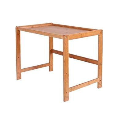 Imagem de KIZQYN Suporte de impressora de madeira sob a mesa suporte de suporte organizador de escritório doméstico moderno rack de armazenamento de prateleira de impressora de madeira impressora de mesa (cor: A-60x40x32cm)