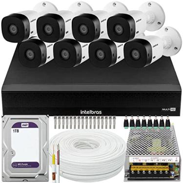 Imagem de Kit 8 cameras seguranca Intelbras VHL 1220 Full HD 1T Purple