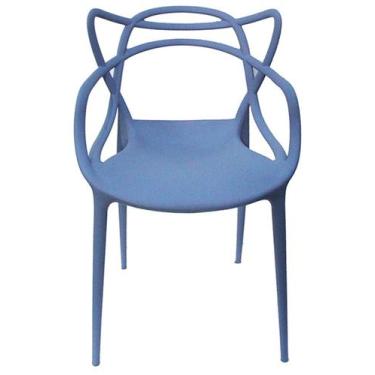 Imagem de Cadeira Master Allegra Polipropileno Azul Caribe - 38025 - Sun House