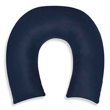 Imagem de Protetor de Pescoço Infantil - Azul Marinho com Branco