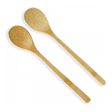 Imagem de Colher De Bambu Média Com 2 Peças