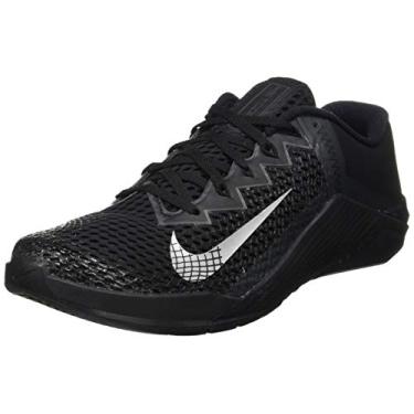 Imagem de Nike Men's Metcon 6 Training Shoes Black/Anthracite/Metallic Silver 8.5 M US