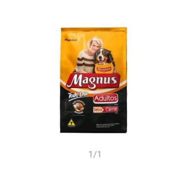 Imagem de Ração  Para Cães  Adultos Magnus Premium- Sabor Carne 15 Kg