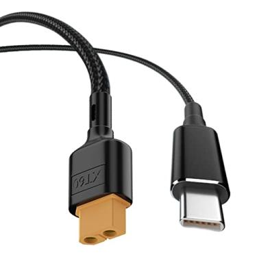 Imagem de pologmase Cabo adaptador para carregamento – Cabo adaptador para carregamento com conector tipo C para 0, cabo portátil tipo C para 0 para casas, passeios, escritórios, viagens