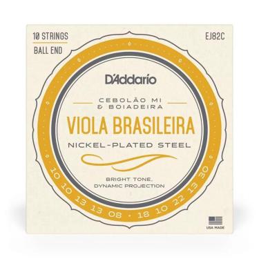 Imagem de Encordoamento Viola Caipira D`Addario EJ82C Afinação em MI - 27360