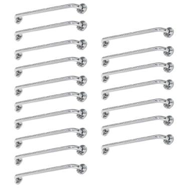 Imagem de Alça de Apoio Inox Barra 80cm Kit 17 Unidades Cadeirante Idoso Deficiente Banheiro Corrimao Segurança Acessibilidade Suporte