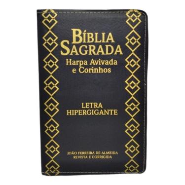 Imagem de Bíblia letra hipergigante promessas pentecostal assembleia de Deus Batista índice