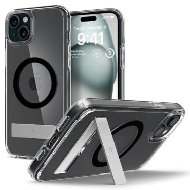Imagem de Capa magnética Spigen para iPhone 15 Plus, Ultra Hybrid S MagFit [compatível com Magsafe] para Apple iPhone 15 Plus - preta
