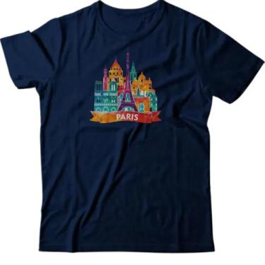 Imagem de Camiseta Algodão Global Prints - Torre Eiffel - Inoctua