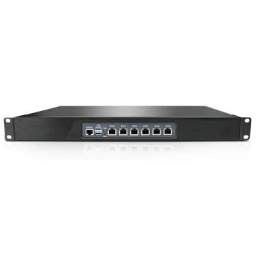 Imagem de Partaker Dispositivo de firewall 1U, OPNsense, VPN, hardware de firewall, roteador PC, Intel N5105, S03, AES-NI, 6 x 2,5 GbE I226-V, Console, VGA, DDR4 8G RAM, SSD 512G