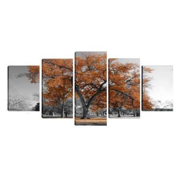Imagem de Quadro 70X150cm Em Impressão Digital  Árvore Marrom Atelier Valverde