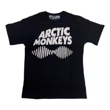 Imagem de Camiseta Arctic Monkeys Am Blusa Adulto Banda De Indie Rock Unissex Mr