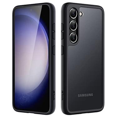Imagem de JETech Capa Fosca para Samsung Galaxy S23+ / S23 Plus 5G 6,6 Polegadas, Case Protetora Fina Fosca Translúcida para Celular, Capinha Anti-Impressão Digital (Preto)