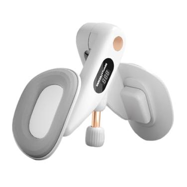 Imagem de Generic Exercitador de coxa, exercitador muscular de pelve com equipamento de exercício de contracoxa, aparador de coxa exercitador de perna para treino, cinza