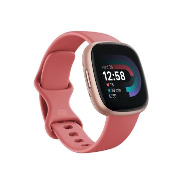 Imagem de Smartwatch de fitness Fitbit Versa 4 com gps, frequência cardíaca rosa