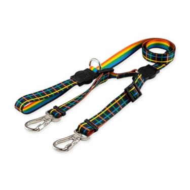 Imagem de Dog Trip Brasil Coleira Guia Dupla Para Cães Cachorro Adestramento Passeio Tamanho Porte Grande Médio Pequeno (G, Ipanema)