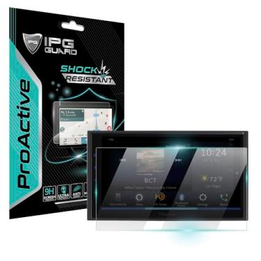 Imagem de IPG Protetor de tela ProActive para PIONEER DMH-WC5700NEX, DMH-W4660NEX 6,8 polegadas, rigidez 9H, vidro suave, ultra responsivo, alta nitidez, antiarranhões e à prova de choque para DMH-WC5700NEX
