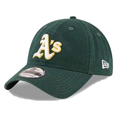Imagem de Boné ajustável New Era Oakland Athletics Core Classic 9Twenty, Verde, One Size