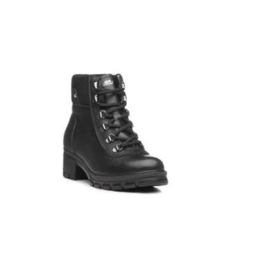 Imagem de Bota Coturno Feminino Couro Pegada Salto Grosso 281801 10-Feminino