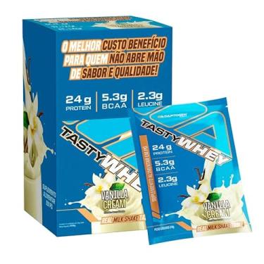 Imagem de Tasty Whey 3w Gourmet Pack com 12 Sachês de 34g Sabor Baunilha - Adaptogen Science