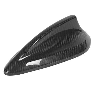 Imagem de Cobertura de Antena de Barbatana de Tubarão de Fibra de Carbono Seca Universal Guarnição Externa Telhados de Decoração de Carro para Entusiastas de E90 E92 E46 E36 (Estilo F30)