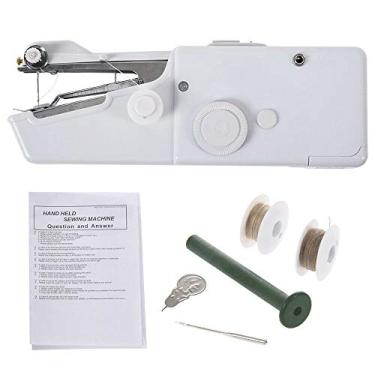 Imagem de Mini máquina de costura com kit de acessórios, máquinas de costura portáteis fáceis de operar, máquina de costura portátil para reparo rápido em casa
