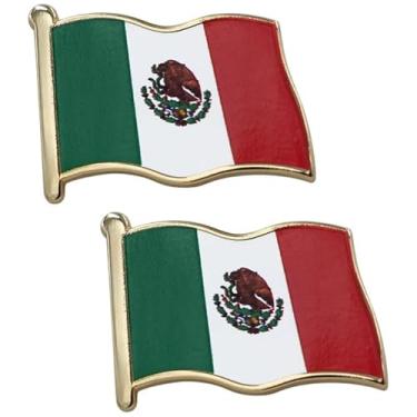 Imagem de REAL SIC Alfinetes de lapela de bandeira premium (Reino Unido, França, Alemanha, Índia, China, República Dominicana, México) - Botão de lembrança patriótica e cerimonial para homens e mulheres.