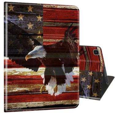 Imagem de Capa para Samsung Galaxy Tab S6 Lite 10,4 polegadas 2022/2020 (SM-P610/P613/P615/P619), capa de corpo inteiro com suporte multi-ângulo ultrafino com função despertar/dormir - arte da bandeira