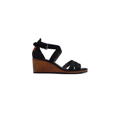 Imagem de Pendleton Womens Baylands Wedge Sandals, Black, 8 B(M) US