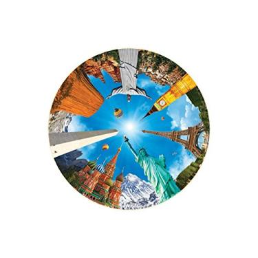 Imagem de Round Table Puzzle - Legendary Landmarks (500 Piece)