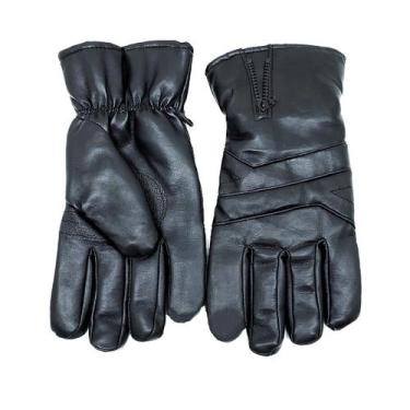 Imagem de Luvas Motoqueiro Sintético Prova Vento Térmico Inverno 8088 - Ello, GG