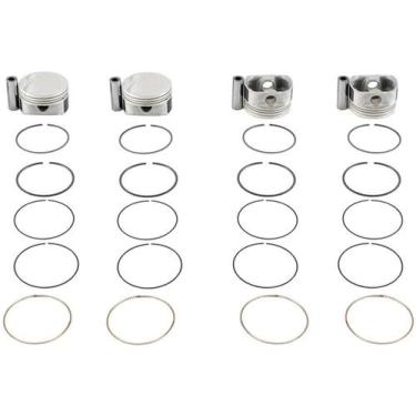 Imagem de Jogo 4 Pistão Com Anel Hb20 S 2013 a 2019 P&A-9810 0,50 - METAL LEVE