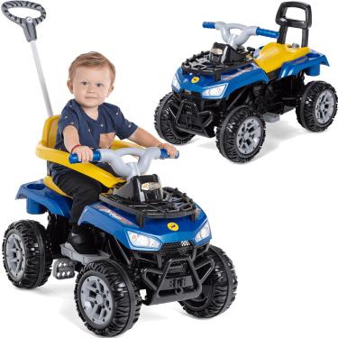 Imagem de Carrinho de Passeio e Pedal Infantil Calesita Cross Up Azul