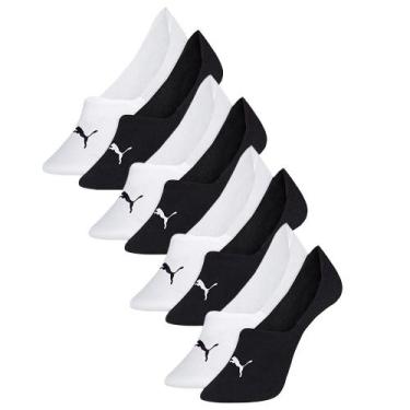 Imagem de Kit 8 Pares De Meias Masculinas Invisível Sapatilha Algodão Cotton - S