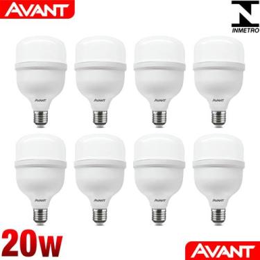 Imagem de Lâmpada Led Super Bulbo Alta Potência E27 Bivolt Branco Frio 20w - Ava