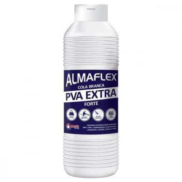 Imagem de Cola Branca Almaflex Pva Extra 500G 768 413 - ALMATA, Branco