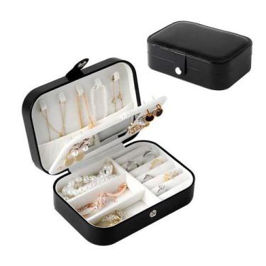 Imagem de Porta Joias Bijouterias Portátil Viagem Bolsa material sintético Velud