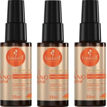 Imagem de Kit 3 Reparador de pontas Seiva Tutano 35ML - HASKELL