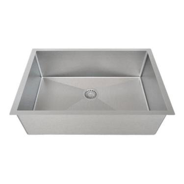 Imagem de Cuba Pia De Inox Quadrada 60X40 P/ Embutir Custo Beneficio - Technox
