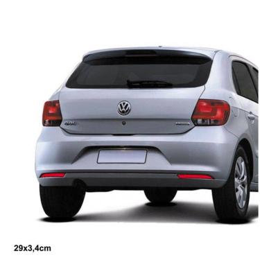 Imagem de Adesivo Refletivo Vermelho Para Choque Lanterna Traseira Gol G6 29X3,4 Cm Vermelho