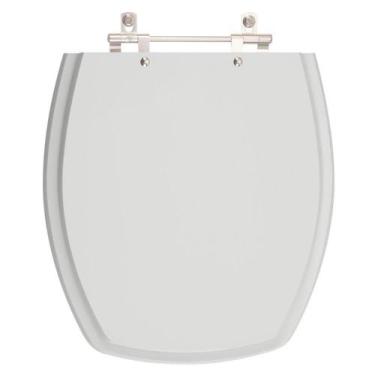 Imagem de Assento Sanitario Thema Cinza Platina Para Vaso Incepa - Pontto Lavabo