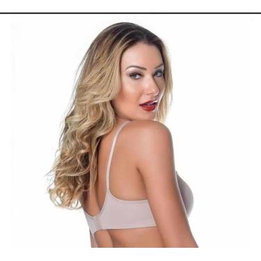 Imagem de Sutiã Silicone Aumenta Seios Bojo 3d Push Up Magico CHOCOLATE P  - NAY