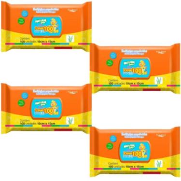 Imagem de Toalha Umedecida Natural Baby leve 100 Pague 80 Flip Top Espeial, 4uni