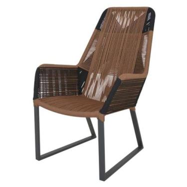 Imagem de Poltrona Imperial em Corda Náutica e Alumínio Premium  - Nossa Kasa Mó